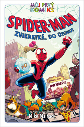 Kniha Spider-Man Zvieratká, do útoku! Mike Maihack