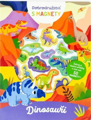 Книга Dobrodružství s magnety Dinosauři 