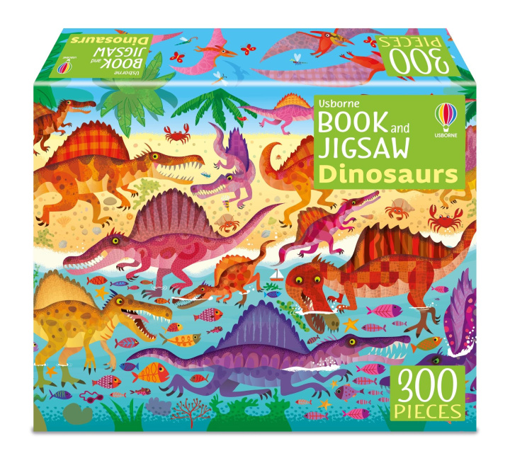 Kniha Usborne Book and Jigsaw Dinosaurs Kirsteen Robson