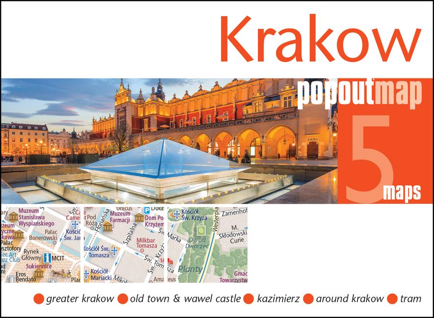 Tiskovina Krakow PopOut Map 