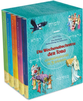 Carte Die Wochenabschnitte der Tora. Gesamtausgabe in 5 Bänden, 5 Teile Nachman Zakon