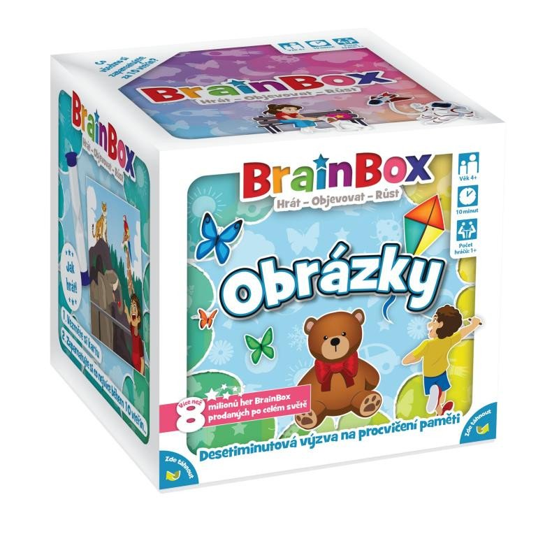 Hra/Hračka BrainBox - obrázky (postřehová a vědomostní hra) 