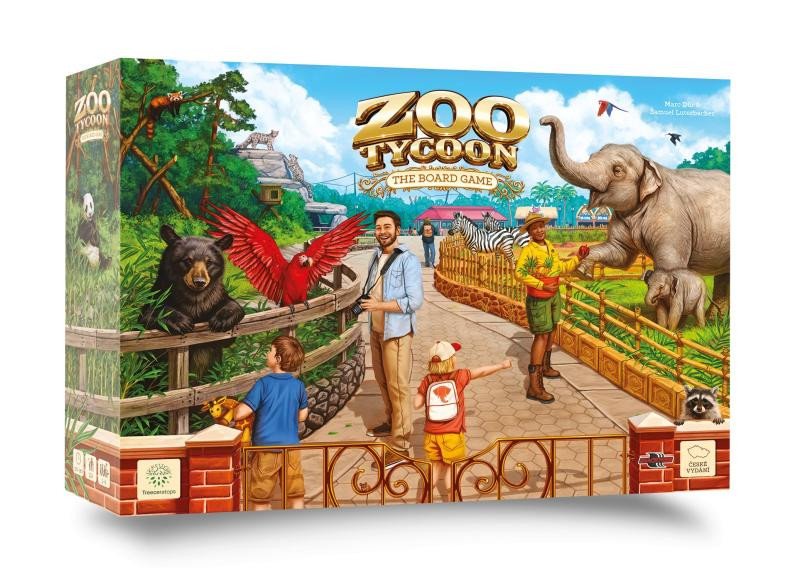 Joc / Jucărie Zoo Tycoon: The Board Game CZ - strategická hra 