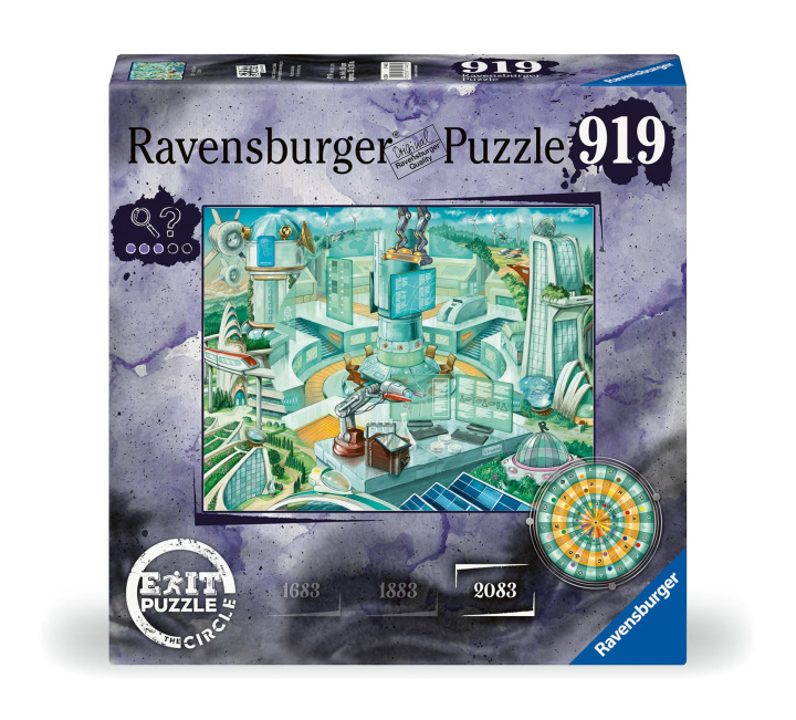 Joc / Jucărie Ravensburger Exit Puzzle the Circle 17448 - Anno 2083 - 919 Teile Puzzle 14 Jahren 