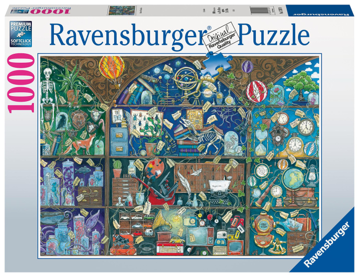 Játék Ravensburger Puzzle 17597 Cabinet of Curiosities - 1000 Teile Puzzle für Erwachsene ab 14 Jahren 