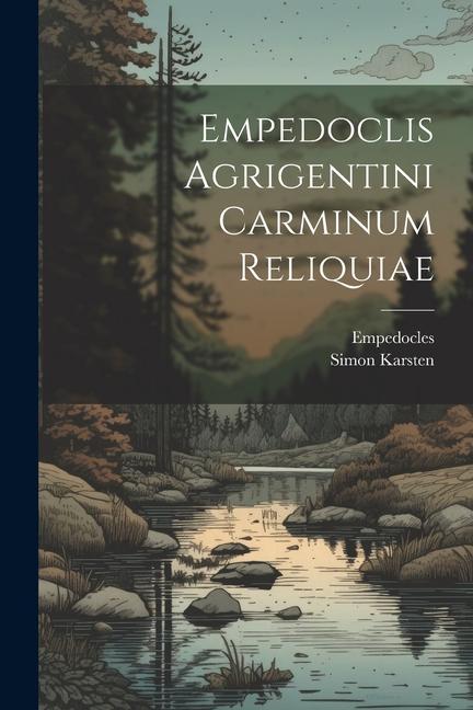 Knjiga Empedoclis Agrigentini Carminum Reliquiae Empedocles