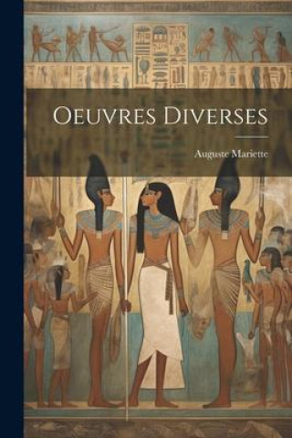 Book Oeuvres Diverses Auguste Mariette
