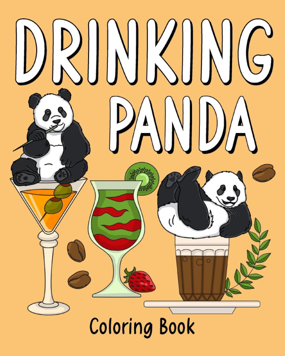 Carte Drinking Panda Coloring Book 