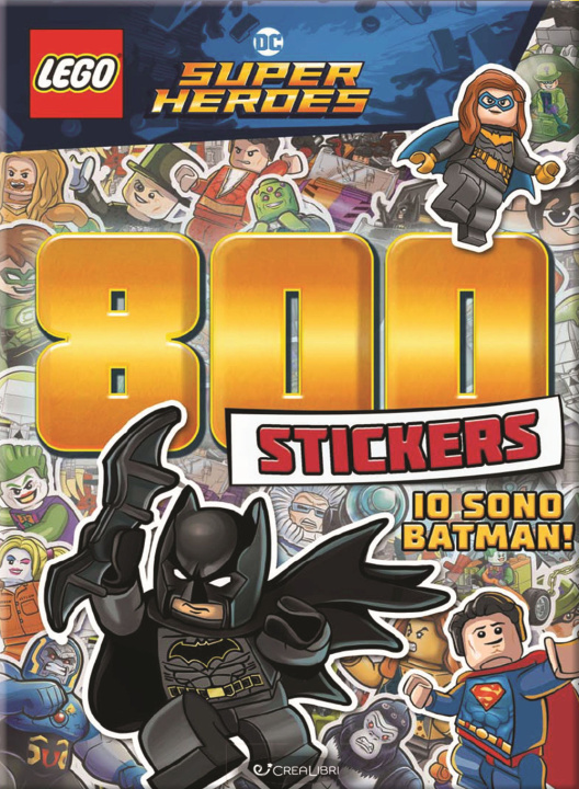 Kniha Io sono Batman! Lego DC. 800 stickers 
