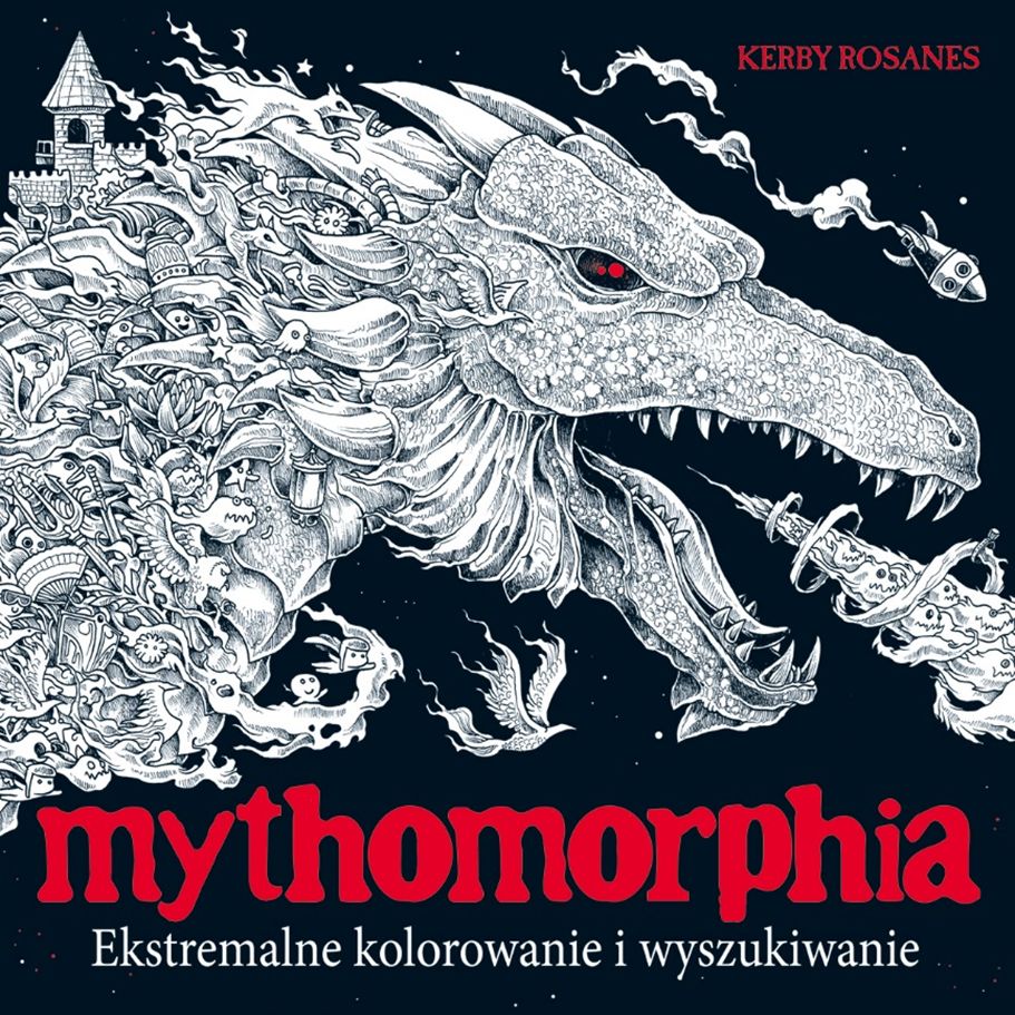 Kniha MYTHOMORPHIA. Ekstremalne kolorowanie i wyszukiwanie wyd. 2023 Kerby Rosanes