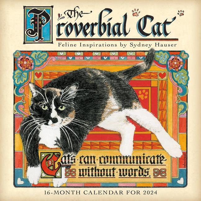 Naptár/Határidőnapló Proverbial Cat, The: Feline Inspirations by Sydney Hauser 