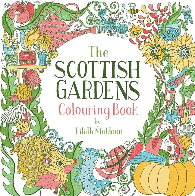 Book The Scottish Gardens Colouring Book 