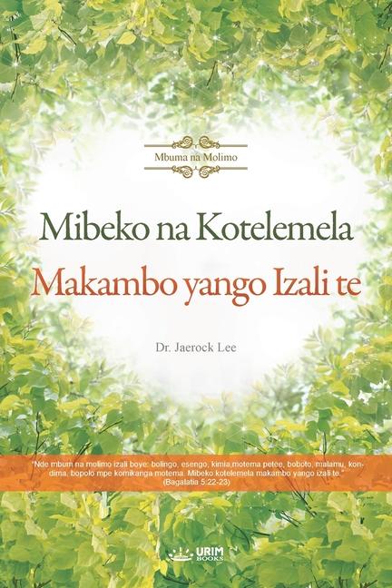 Könyv Mibeko na Kotelemela Makambo yango Izali te(Lingala Edition) 