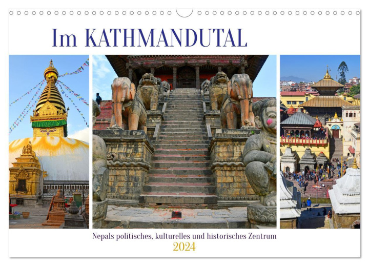 Kalendar/Rokovnik Im Kathmandutal (Wandkalender 2024 DIN A3 quer), CALVENDO Monatskalender 