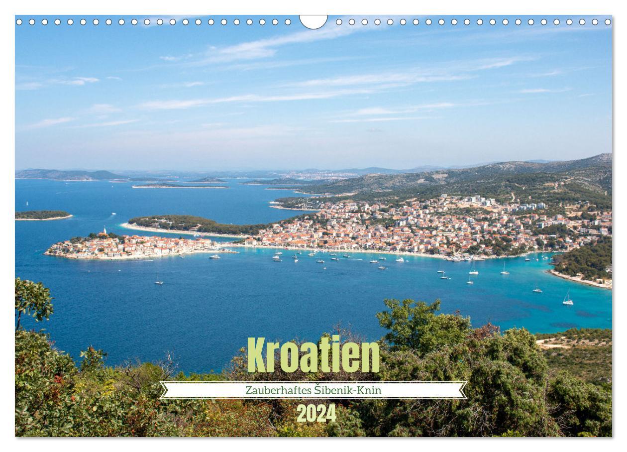 Calendar / Agendă Kroatien - Zauberhaftes ?ibenik-Knin (Wandkalender 2024 DIN A3 quer), CALVENDO Monatskalender 