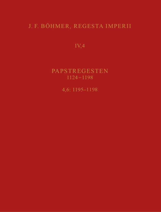 Kniha 1195-1198. Cölestin III. Ulrich Schmidt