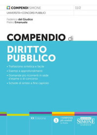 Kniha Compendio di diritto pubblico Federico Del Giudice