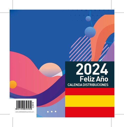 Kniha CALENDARIO PIRAMIDE 2024 NACIONAL MESA CON ESPIRAL 