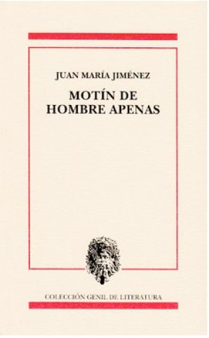 Kniha Motin de hombre apenas Juan Maria Jimenez