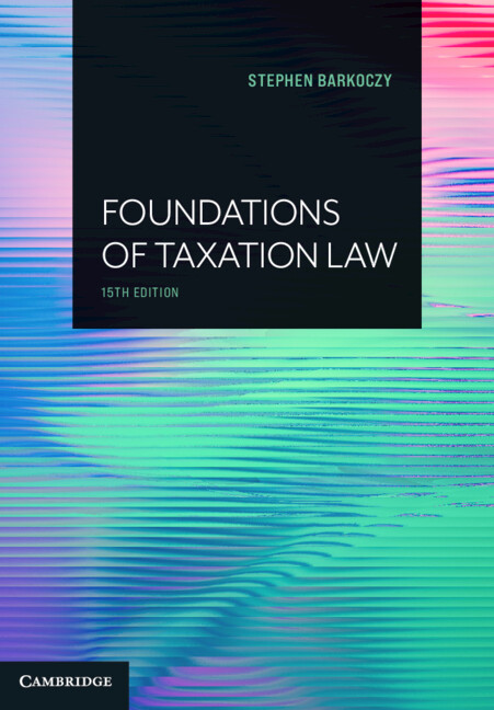 Carte Foundations of Taxation Law Stephen Barkoczy