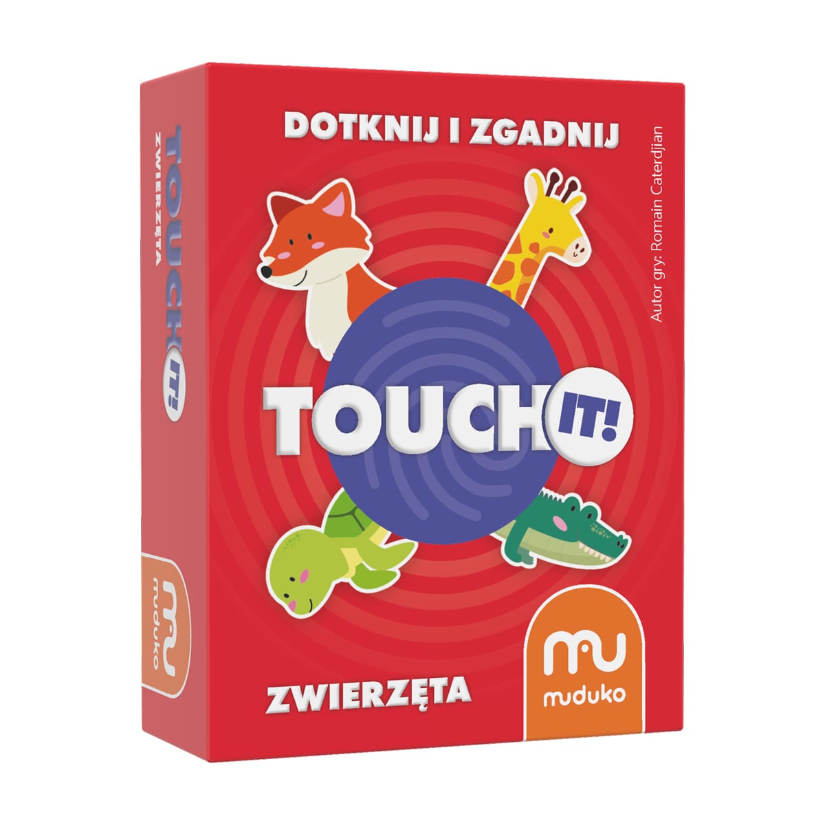 Kniha Gra Touch it! Dotknij i zgadnij Zwierzęta 
