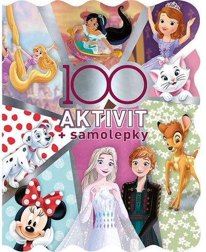 Kniha 100 aktivit Disney holky 