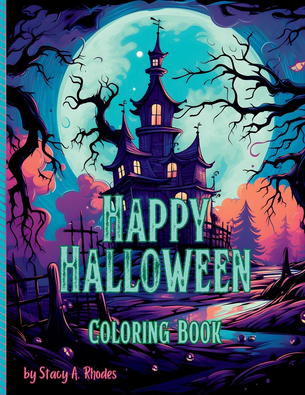 Книга Happy Halloween Coloring Book 