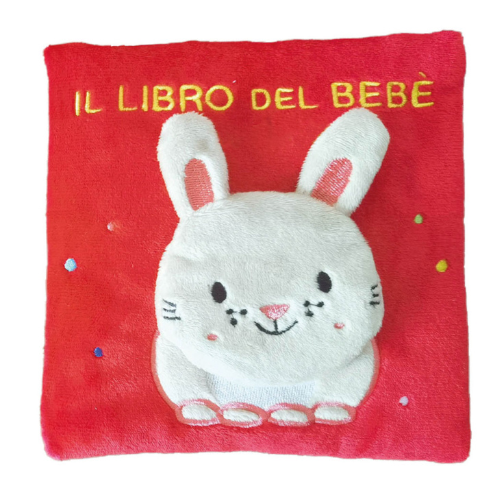 Libro libro del bebè con alette. Coniglietto 