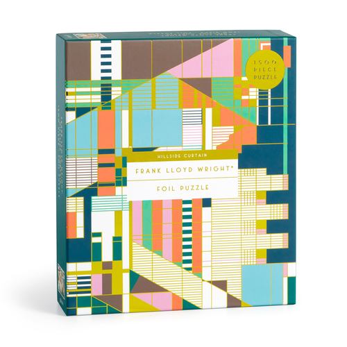 Könyv Frank Lloyd Wright Hillside Curtain 1500 Piece Foil Puzzle Galison