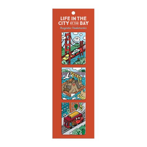 Knjiga Life In The City By The Bay Magnetic Bookmarks Galison