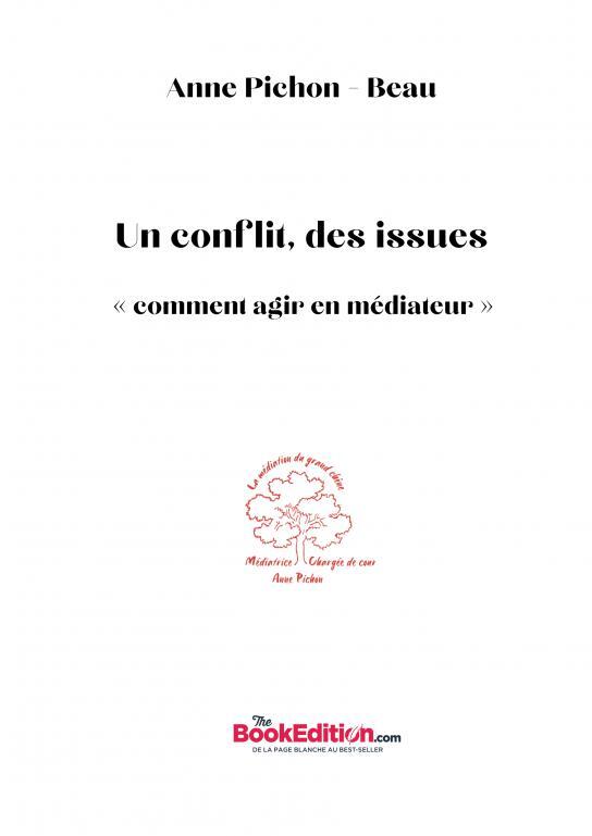 Knjiga Un conflit, des issues Pichon - Beau