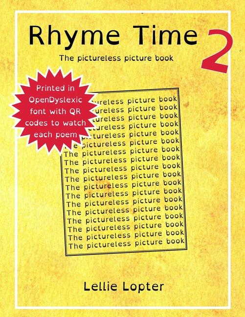 Könyv Rhyme Time 2: The pictureless picture book 