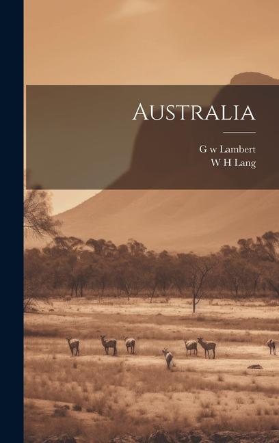 Knjiga Australia G. W. Lambert