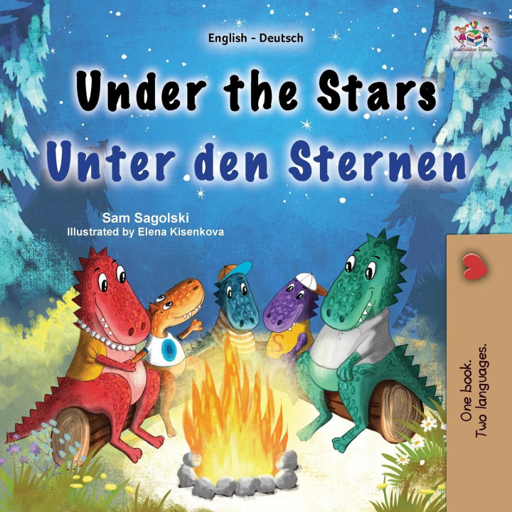 Książka Under the Stars (English German Bilingual Kid's Book) Kidkiddos Books