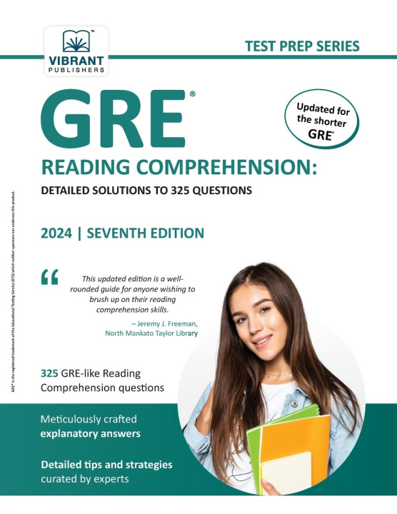 Knjiga GRE Reading Comprehension Vibrant Publishers