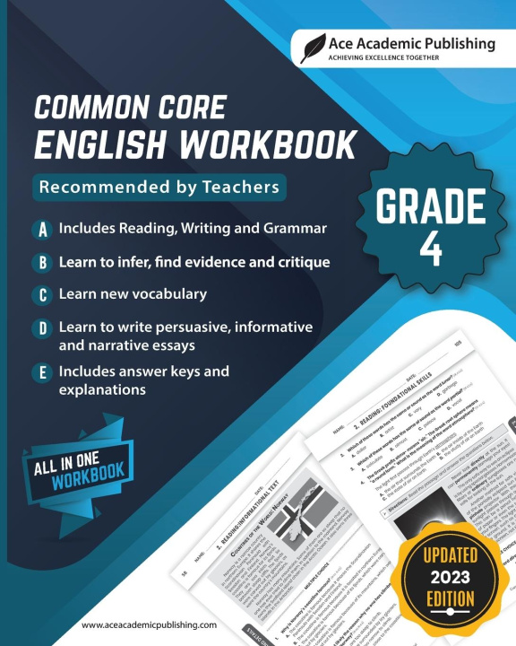 Boek Common Core English Workbook Ace Academic Publishing