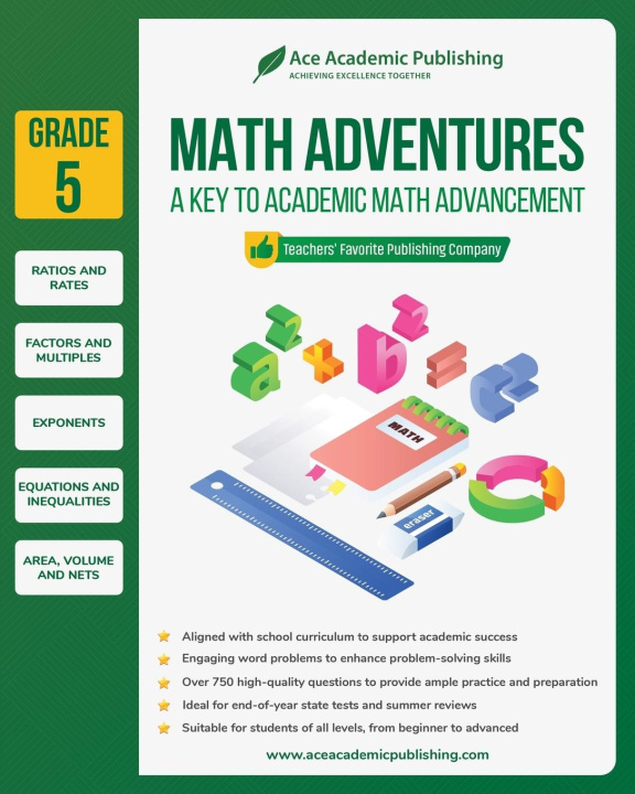 Книга Math Adventures - Grade 5 Ace Academic Publishing