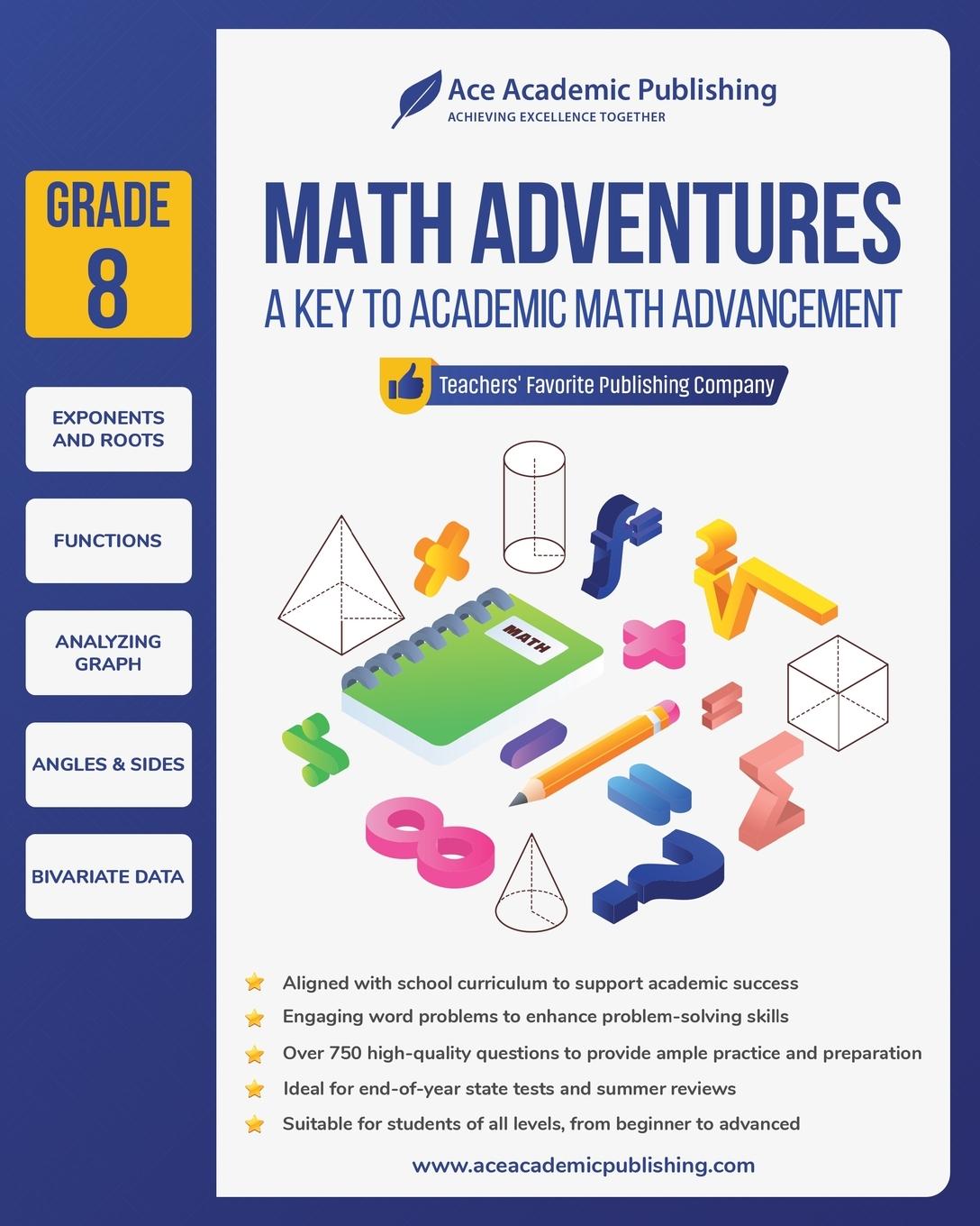 Kniha Math Adventures - Grade 8 Ace Academic Publishing