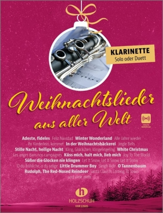 Buch Weihnachtslieder aus aller Welt - Klarinette Uwe Sieblitz