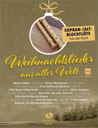 Książka Weihnachtslieder aus aller Welt - Sopran-/Altblockflöte 