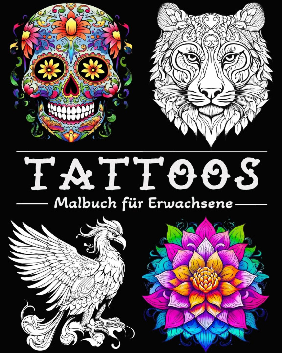 Carte Tattoo Malbuch fu?r Erwachsene 
