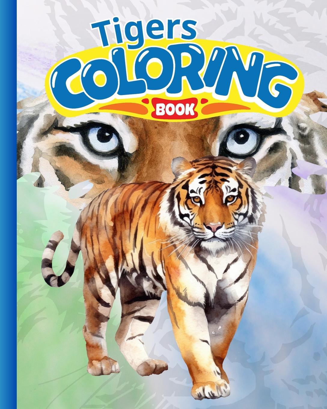 Knjiga Tigers Coloring Book For Kids 