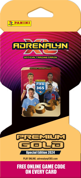 Stationery items Panini Fifa 365 Adrenalyn XL 2024 blister gold packet 