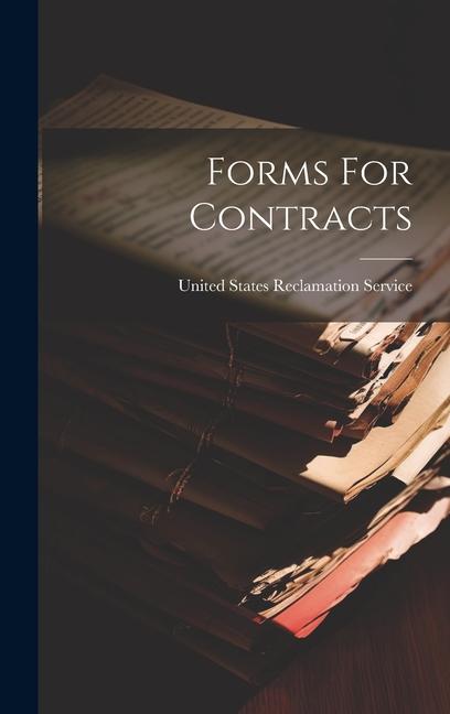 Knjiga Forms For Contracts United States Reclamation Service
