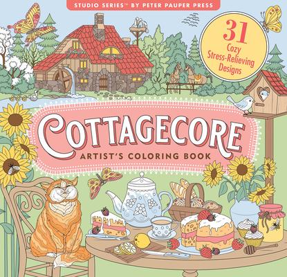 Könyv Cottagecore Adult Coloring Book 