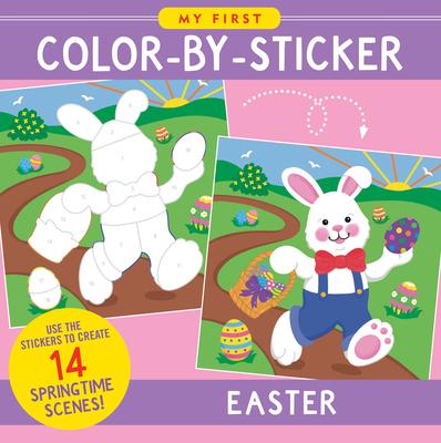 Knjiga Color-By-Sticker - Easter 