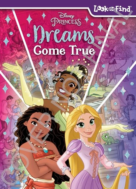 Książka Disney Princess: Dreams Come True Look and Find Art Mawhinney