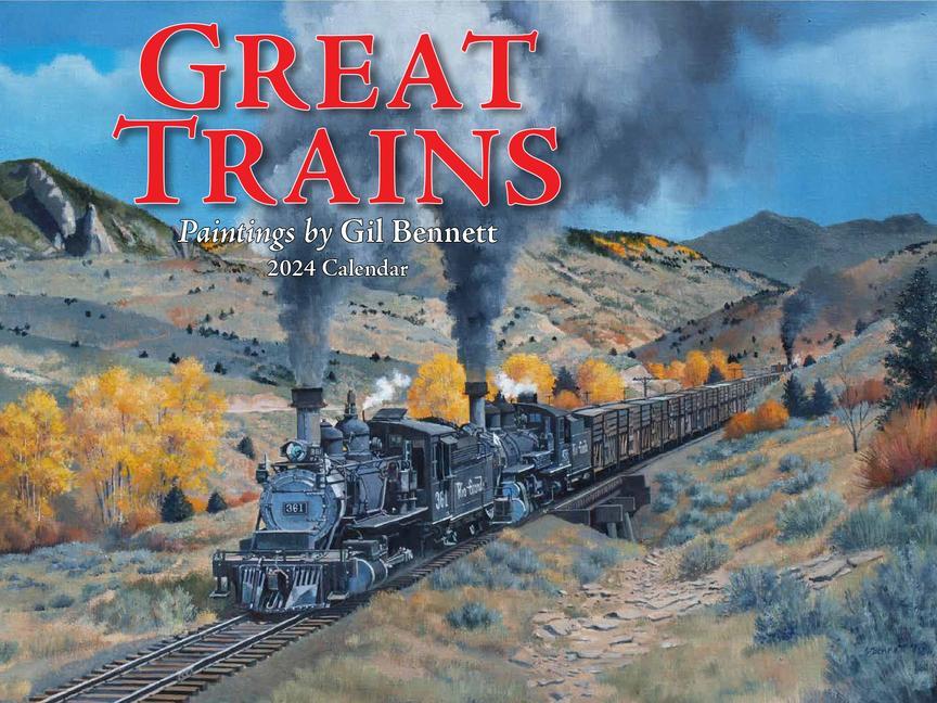 Calendar/Diary Cal 2024- Great Trains 