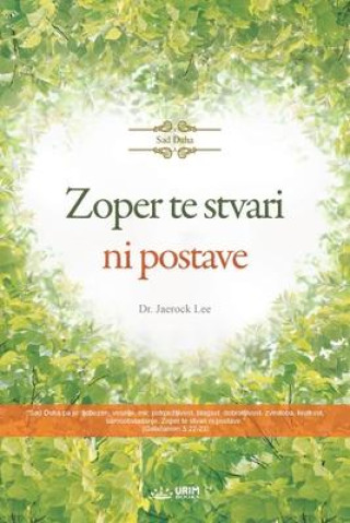 Książka Zoper te stvari ni postave(Slovenian Edition) Jaerock Lee