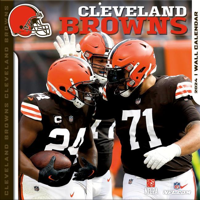 Kalendář/Diář Cleveland Browns 2024 12x12 Team Wall Calendar 